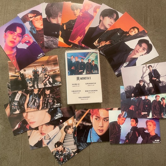 NEW KPOP MONSTA X LOMO CARDS - Picture 2 of 5